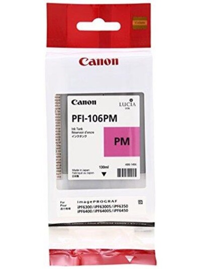 Canon PFI-106 / 6626B001 Photo Magenta - Blekkpatron Fotomagenta