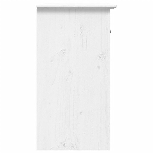 vidaXL Garderobe BODO hvit 115x43x79,5 cm heltre furu