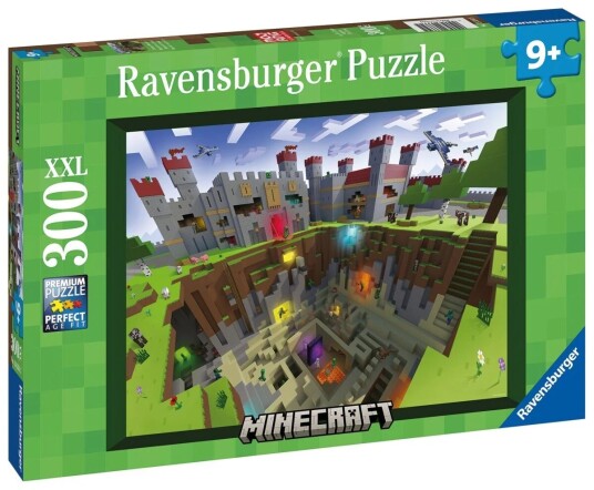 Ravensburger Puslespill XXL 300 deler Minecraft Cutaway Ravensburger Puslespill XXL 300 deler Minecraft Cutaway
