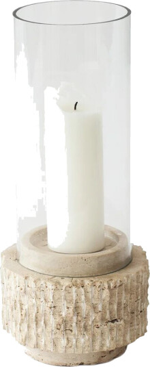 Tell Me More Travertine lysholder 30 cm