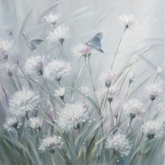 Oljemaling Løvetann 60x60cm