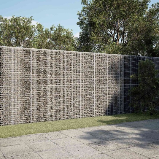 vidaXL Gabion med 3,5 mm wire og 5x2,5 cm nett 1150x50x200 cm