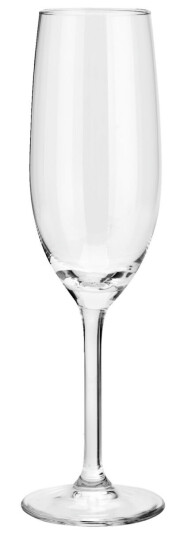 VEGA Champagneglass Impulse uten målestrek; 22cl, 4.6x21.4 cm (ØxH); Transparent; 6 Stykk / Forpakning