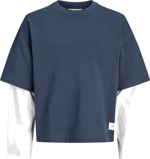 Jack & Jones Collegegenser JcoEcho Outer Space Jack & Jones 16 år (176) Collegegenser Blå Hvit Marineblå