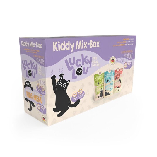 Lucky Lou Kitten Mix 12 X 125 G Blanding I Lucky Lou Kitten Mix 12 X 125 G Blanding I