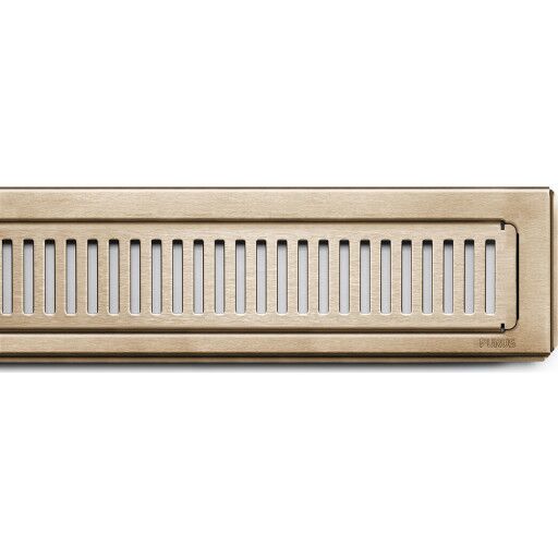 Purus Rib Avløpsrist Rist Og Ramme 900mm Kobber