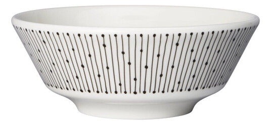 Arabia Mainio Sarastus skål Ø 13 cm Svart-hvit Arabia Mainio Sarastus skål Ø 13 cm Svart-hvit