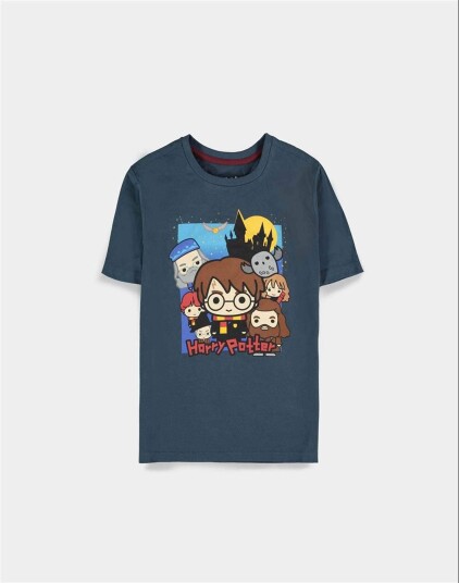 Harry Potter T-skjorte Hogwarts Kawaii - 98 / 3 år - Barn - Gutt/Jente - 100% bomull