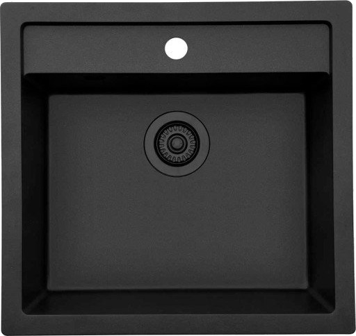 Lavabo Jupiter 60 kjøkkenvask 55,6x52,6 cm, sort Lavabo Jupiter 60 kjøkkenvask 55,6x52,6 cm, sort