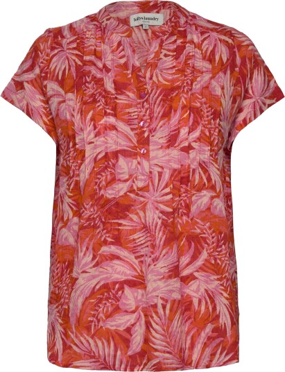 Lollys Laundry Heather Top Red S
