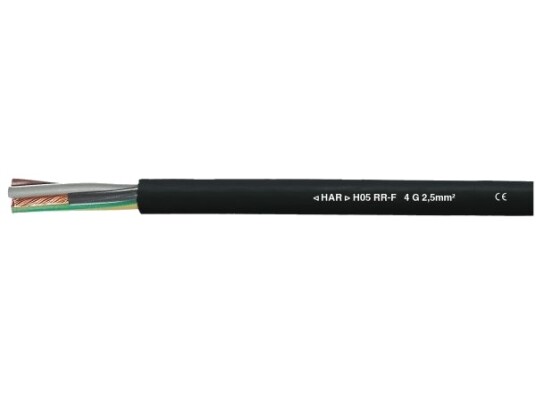 Helukabel H05rr-F Sort Kopper 43 Kg/Km 120 Kg/Km 2000 V 1,5 Mm² Helukabel H05rr-F Sort Kopper 43 Kg/Km 120 Kg/Km 2000 V 1,5 Mm²