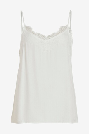 Vila Topp viCava New Lace Singlet/su Hvit