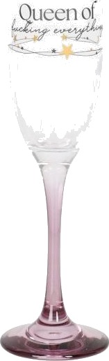 Champagneglass "Queen Of Everything"