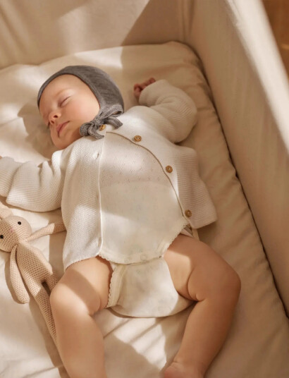 Moonboon Fitted Sheet Cradle - Cream - ONE SIZE