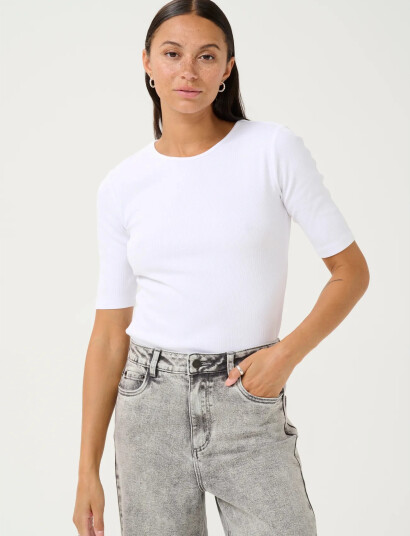 Kaffe Kacarna T Shirt White S
