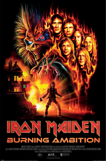 IRON MAIDEN BURNING AMBITION MAXI POSTER