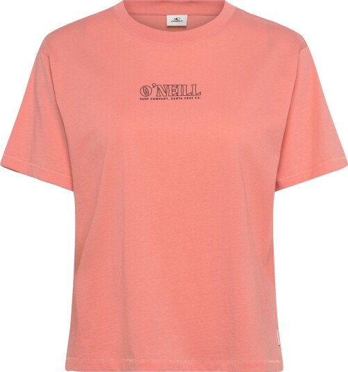 O"neill O"neill Boxy Back Print T Shirt   Coral   M