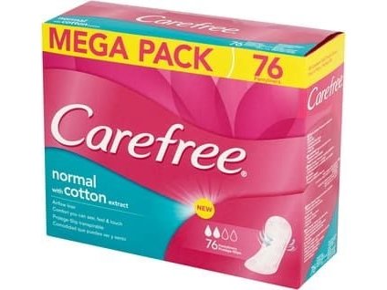 Carefree_Cotton Sanitary Pads 76Pcs Carefree_Cotton Sanitary Pads 76Pcs