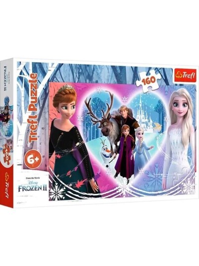Trefl Puzzle Frozen Joyful moments 160 pieces Gulv Trefl Puzzle Frozen Joyful moments 160 pieces Gulv