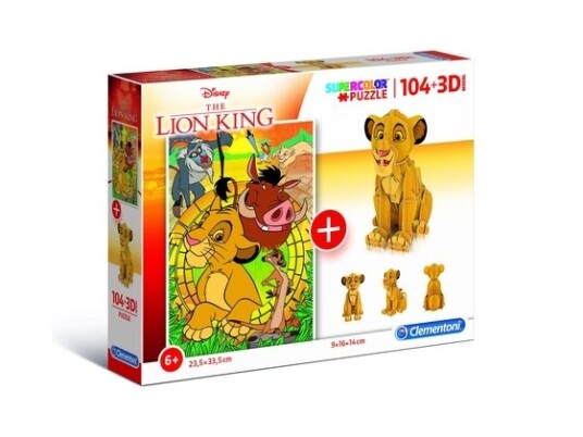 Clementoni Lion King, 104 Stykker, Fjernsyn/ Filmer, 6 År Clementoni Lion King, 104 Stykker, Fjernsyn/ Filmer, 6 År