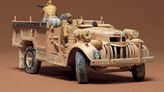 Tamiya 1/35 British L.R.D.G. Command Car 30cwt Truck