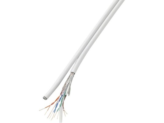 Tru Components Duplex-Strømkabel Cat 6 Sf/Utp 8 X 2 X 0.196 Mm² Hvid50 M Tru Components Duplex-Strømkabel Cat 6 Sf/Utp 8 X 2 X 0.196 Mm² Hvid50 M