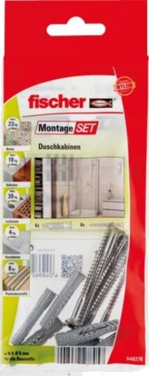 Fischer Monteringssett Dusjkabinett 12 Deler