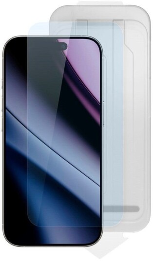 Epico iPhone 17 Glass Protector Skjermbeskyttelsesglass m. Monteringsramme Gjennomsiktig