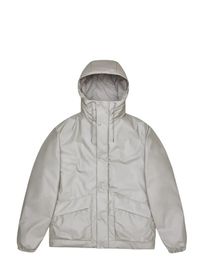Rains Lohja Insulated Cargo Jacket W3T2 Silver XL Rains Lohja Insulated Cargo Jacket W3T2 Silver XL