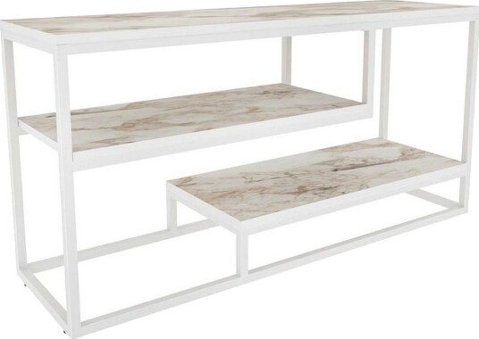 Lorin TV-benk 120 cm - Hvit