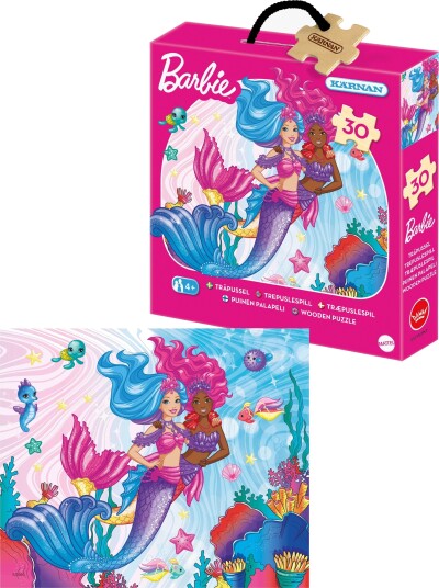 Egmont Kärnan Barbie Havfrue Trepuslespill 30 Brikker Egmont Kärnan Barbie Havfrue Trepuslespill 30 Brikker
