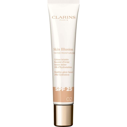 Clarins Skin Illusion Tinted Moisturizer SPF25 02 40ml Clarins Skin Illusion Tinted Moisturizer SPF25 02 40ml