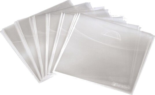 Hama CD/DVD-lomme med lokk, 50-pk.
