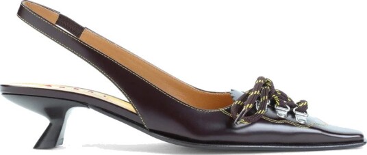Marni, Dame, Sko, Brun, 38 1/2 EU,