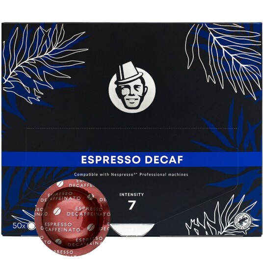 Nespresso Kaffekapslen Espresso decaf til Nespresso Pro. 50 kapsler