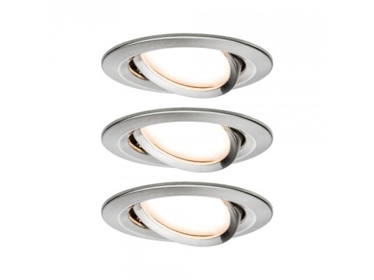 Paulmann 934.83 Indbygget Lysplade 3 PæreR Led 2700 K 630 Lm Metallic