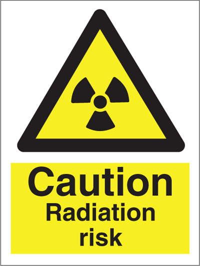 Jo Safety Caution Radiation risk Rigid plast R NM 200 x 150 mm IMO 107080RNM Jo Safety Caution Radiation risk Rigid plast R NM 200 x 150 mm IMO 107080RNM