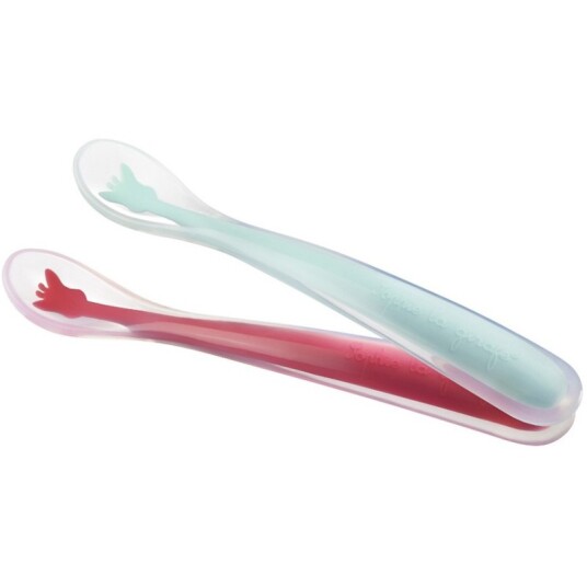 Sophie la Girafe 2 soft silicone spoons