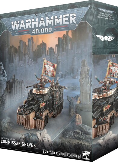 Games Warhammer 40K Astra Militarum Commissar Graves