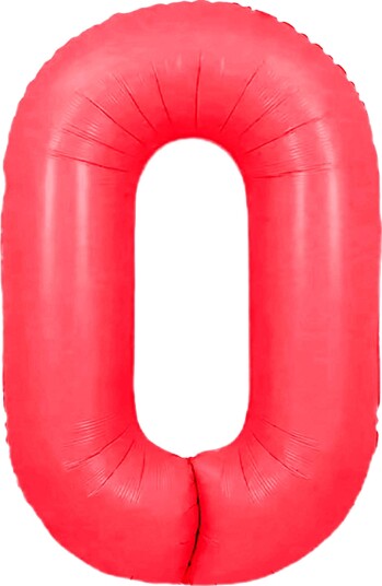 Ballongkungen Tallballong Neonrød Tall 0 CH400NRR