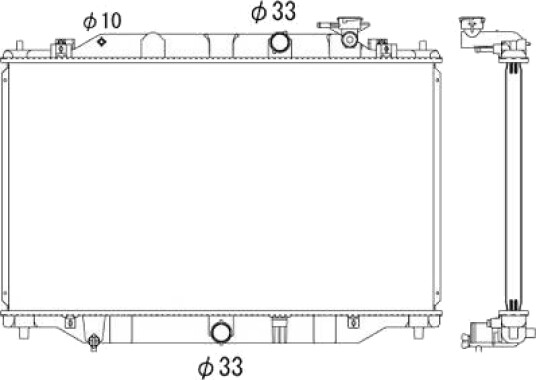 DIEDERICHS DCM2283 Radiator motorkjøling