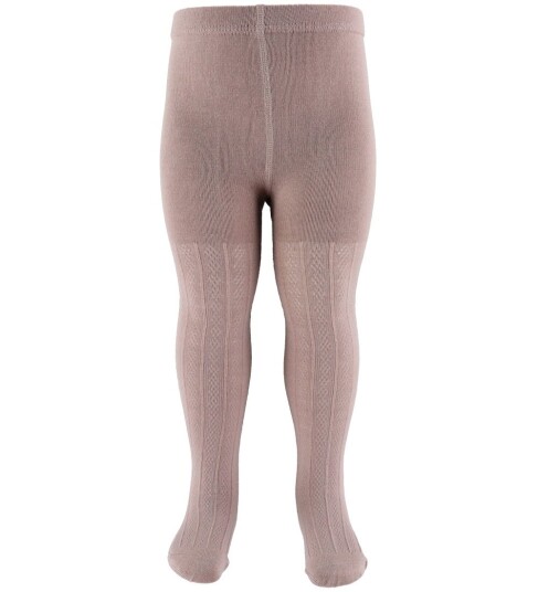 Wheat Strømpebukser Ull Karla Dry Rose m. Mønster Wheat 50/56 Strømpebukser Lilla 50 56