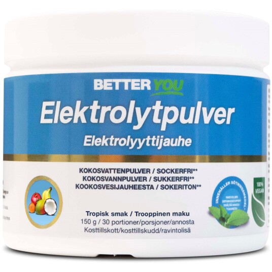 Better You Elektrolytpulver Tropisk 150 g Better You Elektrolytpulver Tropisk 150 g