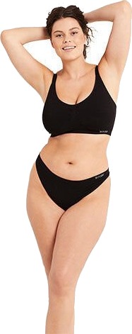 Boody Full Bust Wireless Bra Sort   Str. 2xl