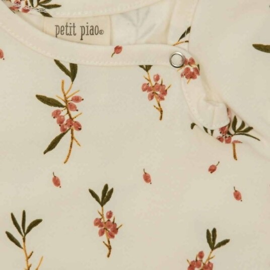 Gul Stripete Petit Piao Modal LS Body (56 / 1 2 mnd)