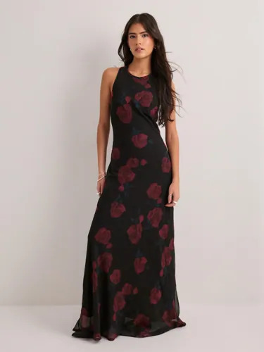 Neo Noir Svart Celinie Rose Dress