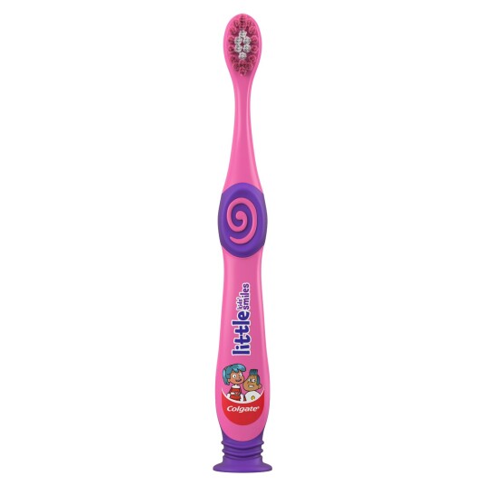 Colgate Little Kids Smiles Barnetannbørste  35 år (Super Soft) PINK