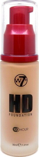 W7 HD Foundation- Natural Beige