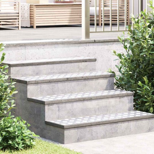 Sjekkplater 2 pcs sølv 100 x 25 cm Aluminium