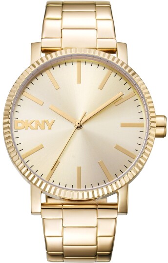 DKNY Dameklokke DK1L034M0045 Soho Maxi Gullfarget/Gulltonet stål